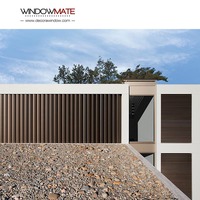 Lames de ventilation décoratives pour façade de bâtiment industriel, pare-soleil extérieur léger, durable et imperméable