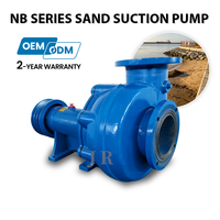 Pompe centrifuge résistante aux particules, machine d'extraction de sédiments pour le nettoyage des sables de port et des boues de bassin, série NB, pompe à aspiration de sable