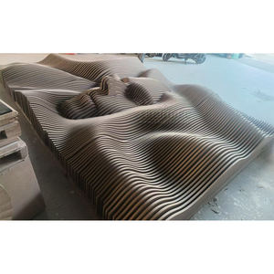 <span class=keywords><strong>Madera</strong></span> de pino esculpida completa Knock Down Decorativo 3D Paramétrico Panel de Arte de pared Paneles de pared de <span class=keywords><strong>madera</strong></span> - Product Image 6