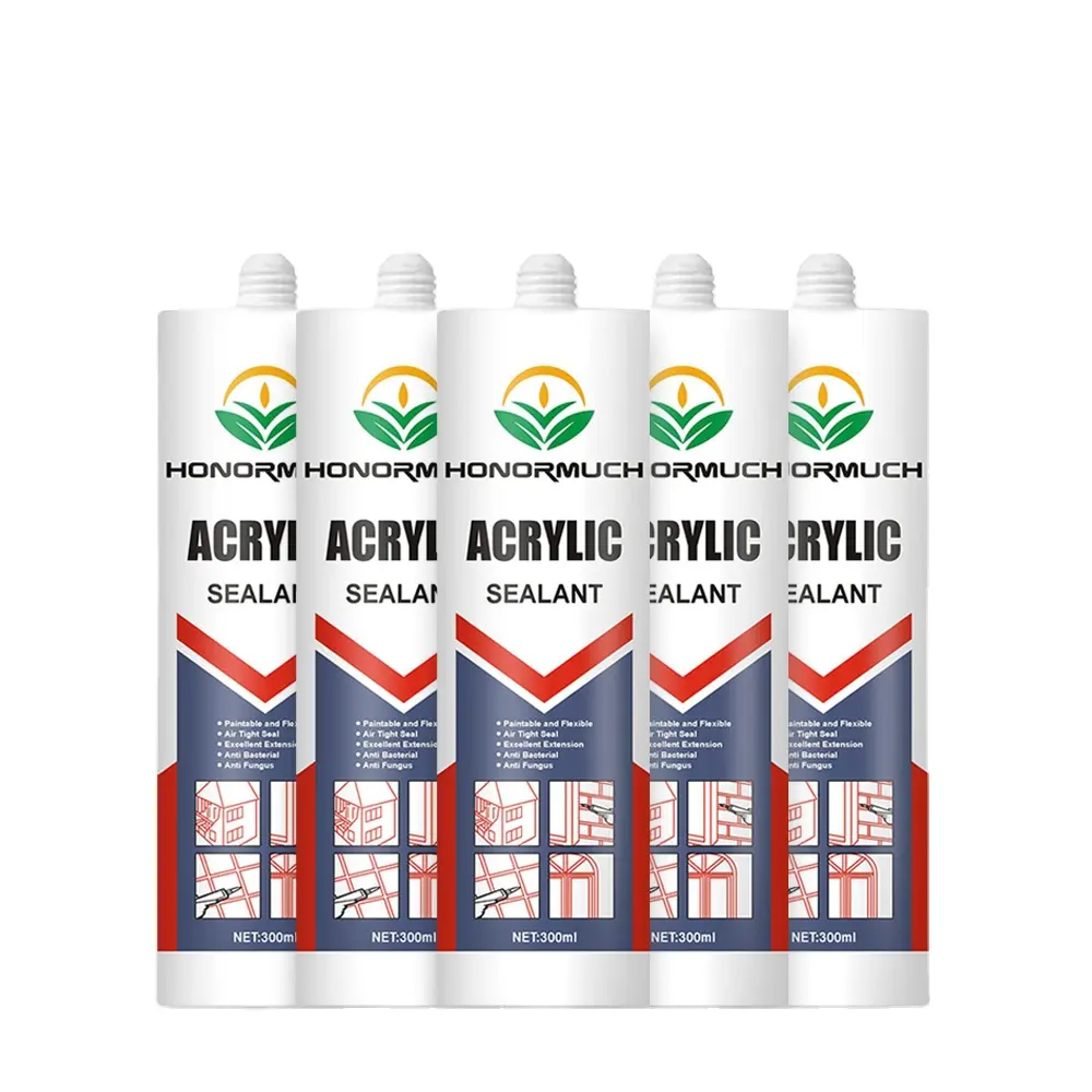 OEM RTV High Quality Similar To A100 White Factory Price Silicone Acrylic Sealant Best Selling In Vietnam Adhesive