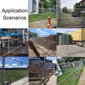 Fabrieksdirecte verkoop op maat gemaakte kettingmat tijdelijk hekwerk 6 voet hittebestendig roestvrij staal waterdicht rotbestendig draagbaar buitenhek - Product Image 4