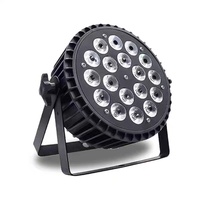 Projecteur LED PAR d'intérieur pour scène, 18/24*10W RGBW 4-en-1, pour bars, mariages et spectacles - Vente directe usine