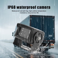 Kit de Cámara de Visión Trasera AHD para Automóvil, Sistema de Seguridad Vehicular, Visión Delantera, Trasera y Lateral de 360° para Camión, Montacargas, Autocaravana, Autobús, Camioneta Minera