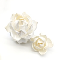 Fleur de pivoine diffuseur de parfum 6 cm 8,5 cm 9 cm Fleur en bois de sola faite à la main