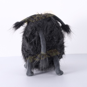 Muñeco de Peluche de <span class=keywords><strong>Perro</strong></span> de Alta Calidad para Niños, Peluche Corto de Pelo Negro, Relleno de Algodón PP, ODM, Multifuncional, para Jóvenes de 7 a 14 Años - Product Image 5