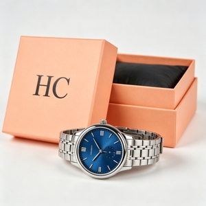 Caja de Reloj con Acabado Mate, Tapa y Base de Cartón Rígido, Logotipo Personalizado, Empaque de Lujo para Relojes de Alta Gama, Fábrica OEM - Product Image 4