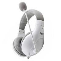 Casque filaire supra-auriculaire Shenglai A566 avec microphone, interface 3,5 mm, idéal pour les examens d'anglais, les cours en ligne et l'interaction homme-machine