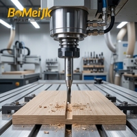 BoMeiJK Cross-Border Special TCT 2 Flute Straight Router Bit ODM OEM Customizable Carbide Cutter 45 Helix Angle HRC Hardness