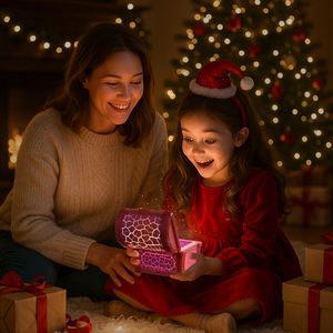 Cumpleaños Regalo de Navidad Forma de Cofre del Tesoro Multicolor <span class=keywords><strong>Aurora</strong></span> <span class=keywords><strong>Boreal</strong></span> Proyector Galaxy Night Light Proyector para dormitorio - Product Image 4