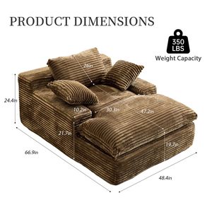 Slaapkamer Vacuüm Gecomprimeerde Luie Bank Pluche <span class=keywords><strong>Corduroy</strong></span> Sectionele Bank <span class=keywords><strong>Lounge</strong></span> Suites Moderne Sofa Set Meubels Voor Woonkamer - Product Image 4