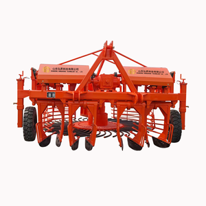 Cao-hiệu quả 4-Row plowshare đường củ cải harvester-thấp-thiệt hại đào & tự động tạp chất làm sạch thu hoạch thiết bị - Product Image 1