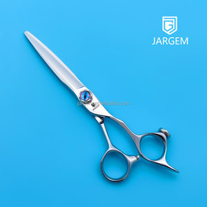 Ciseaux à cheveux en acier 440C 6.3 pouces outils de barbier professionnels ensemble de ciseaux de coiffure diamant globe oculaire - Product Image 1