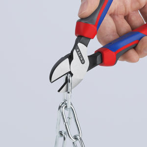 KNIPEX 74 02 200 SB Cortador diagonal de alta resistencia con mangos ergonómicos negro 200 mm - Product Image 4