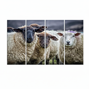 Printed <b>Canvas</b> Artwork: Rustic Farmhouse Glass <b>Wall</b> Art,SET OF 4 <b>CANVAS</b> - Product Image 2