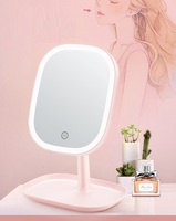 Fabricant Miroir de salle de bain de bureau grossissant avec gradateur éclairé par LED Miroir de maquillage intelligent