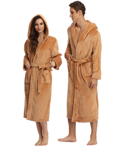 Di lusso Delle Donne Morbido Accappatoio Con Cappuccio Pigiami Degli Indumenti Da Notte <span class=keywords><strong>Vestaglia</strong></span> Cappotto Casa - Product Image 4
