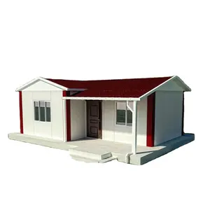 Огнеупорные портативные современные модульные дома Прочный Стиль цветная плоская крыша прочный сборный дом