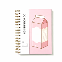 Cuaderno de Tapa Dura A5 con Estampado Floral, Impresión de Logotipo Personalizado, Diario para Registro de Oficina, Regalo Empresarial, Suministros de Papelería