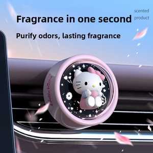Ambientador para Auto Hello <span class=keywords><strong>Kitty</strong></span>, Adorno de Aromaterapia para Coche, Clip de Ventilación, Diseño Brillante, Fragancia de Alta Gama - Product Image 2