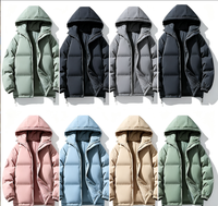 Nouvelle veste matelassée unie automne-hiver 2026 pour femmes et hommes, style coréen tendance, coupe ample, épaisse, décontractée, pour couple