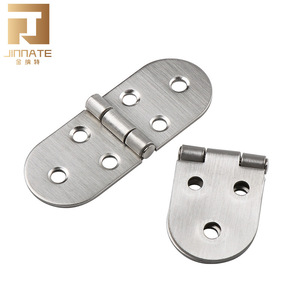 Bisagras plegables industriales de acero inoxidable JINNATE tipo abatible de 3 orificios para accesorios de hardware mecánico de escritorio - Product Image 1