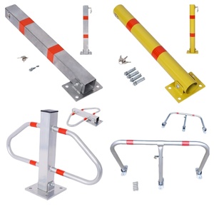Barrière de parking, poteau de signalisation, barrière de zone de stationnement avec type pivotant rond ou carré, etc. Barrières de stationnement automatiques pliantes - Product Image 1