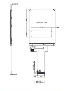 <span class=keywords><strong>AMELIN</strong></span> Pantalla Táctil LCD IPS TFT de 2 Pulgadas 240x296 SPI con Brillo de 550nit para Relojes Inteligentes y Dispositivos Médicos Vestibles - Product Image 3