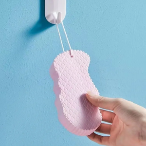 Éponge de bain exfoliante pour le corps, masseur pour éliminer les peaux mortes, outils de nettoyage, brosse de bain réutilisable, outil de gommage, fournitures de salle de bain pour la maison - Product Image 4