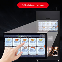 Distributeur automatique de café commercial, sans surveillance, avec distribution automatique de couvercles de tasses, pour boissons chaudes et froides, SDK, OEM
