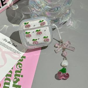 Nouvelle colle rose cerise pour AirPods Pro 1 2 Étui pour écouteurs sans fil Bluetooth en TPU souple Phantom pour AirPods 1 2 3 4 Étui pour écouteurs - Product Image 5