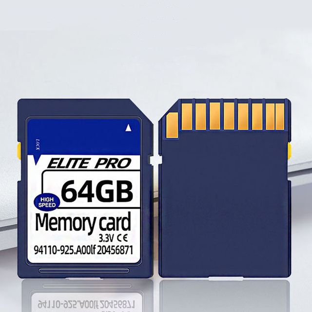 High-Speed 128GB SD Memory Card for Cameras for 16G 32G 64G Video Full Capacity Monitoring Use