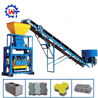Machine à fabriquer des blocs de béton QT40-1, 4 moules par cycle, production de blocs creux, de briques standard et de pavés pour la construction