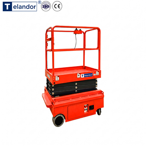 Plateforme élévatrice à ciseaux hydraulique ultra-compacte de haute qualité 4m 240kg pour entrepôt intérieur étroit – Fourniture B2B - Product Image 2