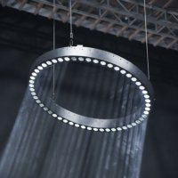 Anneau de faisceau cinétique robuste DMX moteur scène cinétique Led faisceau cercle anneau lumière pour discothèque fête Disco spectacle DJ Bar