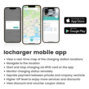 Iocharger OCPP 2.0.1 ISO15118 Plug and Charge Nayax Paiement par carte <span class=keywords><strong>de</strong></span> crédit 22kw 44kw Deux pistolets Ac Ev Charger Station pour les entreprises - Product Image 5