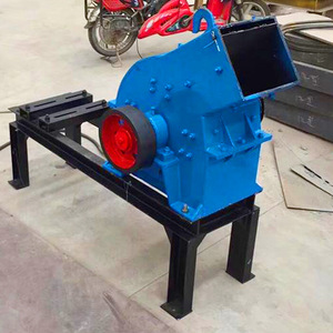 Concasseur à marteaux portable pour l'exploitation minière, machine de concassage de pierres avec moteur AC, capacité maximale de 20 tonnes par heure, couleur bleue - Product Image 3