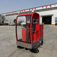 Machine de balayage de sols industrielle, équipement de nettoyage de sols, machine de balayage électrique pour entrepôt et usine