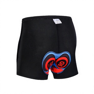 Caleçon de cyclisme rembourré pour homme avec coussinet en silicone épais, short de VTT respirant et anti-humidité en Spandex/Polyester 180g, coupe ajustée - Product Image 4