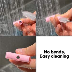 Anti Wrinkle <b>Straw</b> Pink Silicone Cover tips and heart Toppers for <b>Stanley</b> 40 oz & 30 oz Tumblers <b>Straws</b> Reusable Wrinkle Free - Product Image 4