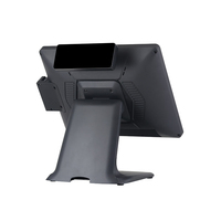Système de point de vente tactile 15 pouces en gros pour usine, terminal de caisse tout-en-un avec écran tactile sous Windows pour restaurants et commerces de détail