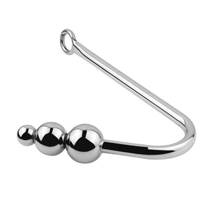 Gancho Anal de Acero Inoxidable Seguro <span class=keywords><strong>para</strong></span> el Cuerpo, Juguete Anal de Metal Hipoalergénico <span class=keywords><strong>para</strong></span> Uso Prolongado, Juego de Bondage y Fetichismo BDSM - Product Image 6