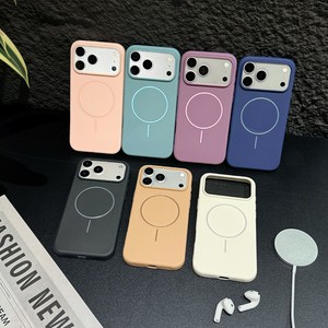 เคสโทรศัพท์ดีไซน์หรูหรา TPU ป้องกันด้านหลัง รองรับการชาร์จไร้สาย สำหรับ 17 Pro ให้สัมผัสเหมือนผิวหนัง - Product Image 3