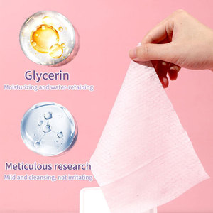 Lingettes humides démaquillantes pour la maison en vrac de qualité supérieure nettoyage efficace double <span class=keywords><strong>action</strong></span> exfoliation douce sans irritation peau organique - Product Image 4