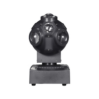 QSE LED RGB 100W Projecteur à double faisceau à effet d'illusion pour piste de danse, Contrôle DMX512/Activé par le son, CRI 90, IP20, pour événements