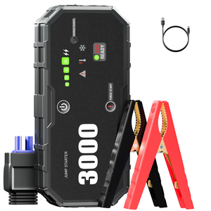 Démarreur de voiture portable 2200A 8000mAh avec lampe LED, capacité de démarrage 25 fois, sortie 15.5W, pour moto et urgence - Vente en gros - Product Image 1