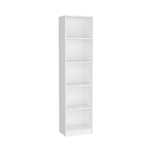 DB Vinton XS Compact <b>White</b> Bookcase with Multiple Shelves XS Series <b>Bookshelf</b> - Product Image 2