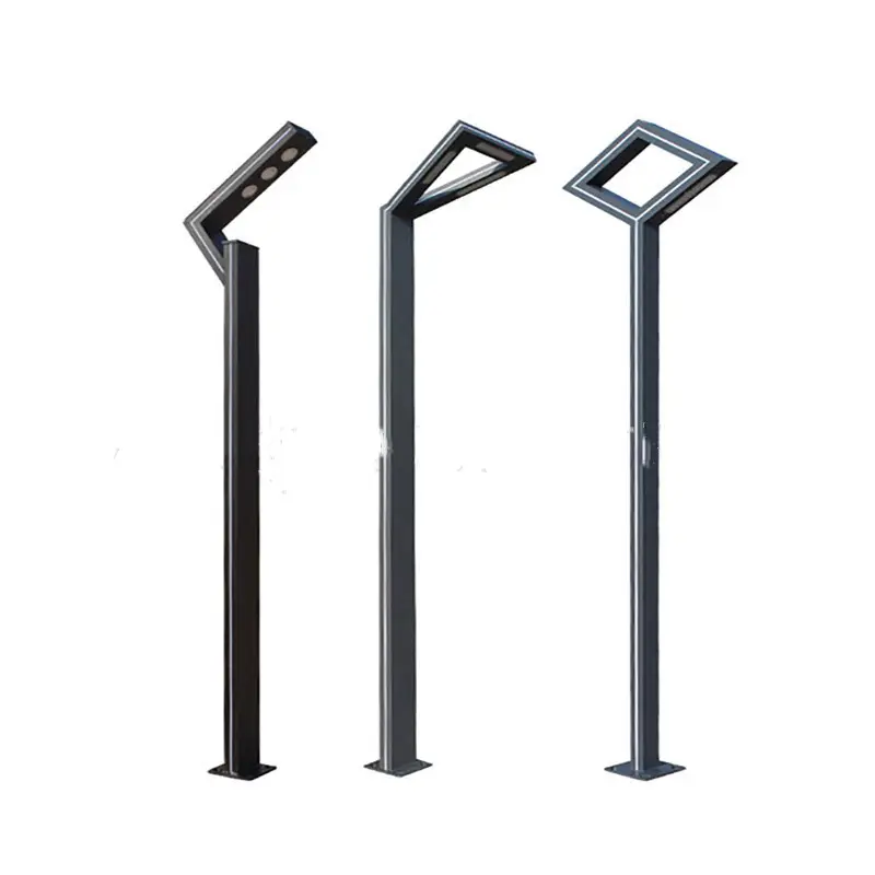 Lampu Outdoor Lengan Tiang Lampu Matahari Lampu Taman Tiang Aluminium Jalan Lampu Tiang Harga Tiang