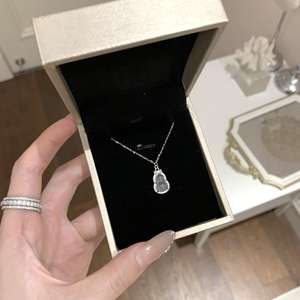 Collier en argent pur S925, CNC, luxe léger, tendance, simple, à la mode, vintage médiéval, micro-incrusté, personnalisé - Product Image 5