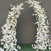 Fleurs artificielles I78, décoration murale pour mariage, fête, arche florale avec support
