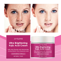 Crema Facial Jayswing con Ácido Kójico, Hidratante, Reparadora, Iluminadora y Blanqueadora para Piel Delicada, 150g, para Mujeres, Venta al Por Mayor